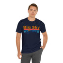 Big Sky, Montana Shirt - Mountain Sunset Unisex Big Sky T-Shirt-81