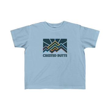Buy light-blue Crested Butte, Colorado Toddler T-Shirt - Toddler Crested Butte Shirt