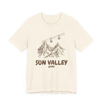 Sun Valley, Idaho Mountain T-Shirt — Vintage Gondola Ski Mountain Tee