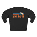 Premium Ski Bum Retro Mountain Graphic Sweatshirt-5