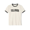 Telluride, Colorado Cotton Ringer Graphic Tee - Unisex Telluride T Shirt, Vintage Style Tee, Men's/Women's Tee
