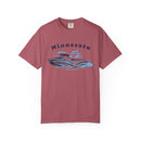 Minnesota T Shirt, Comfort Colors Cotton 100% Cotton Wakeboard Boat Tee-5