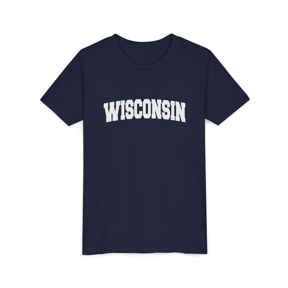Wisconsin Youth Graphic Tee - Kids T Shirt