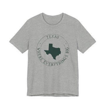 Buy athletic-heather Texas T-Shirt — State Graphic Tee
