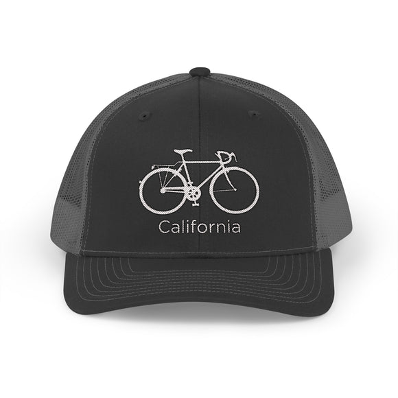 California Snapback Trucker Cap - Embroidered California Hat