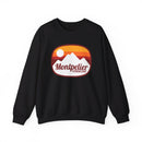 Montpelier, Vermont Sweatshirt - Unisex Retro Ombre Crewneck Montpelier Sweatshirt-6