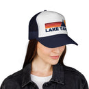 Lake Tahoe, California Retro Mountains Trucker Hat - Vintage Style Lake Tahoe Cap-16