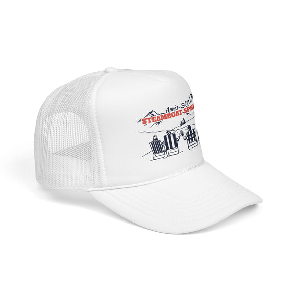 Steamboat Springs, Colorado Après-ski Trucker Hat — Foam Mesh Cap