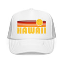 Hawaii Retro Sunset Trucker Hat-3