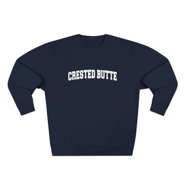 Buy navy Premium Crested Butte, Colorado Retro Graphic Sweatshirt
