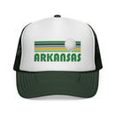 Arkansas Retro Golf Trucker Hat-3