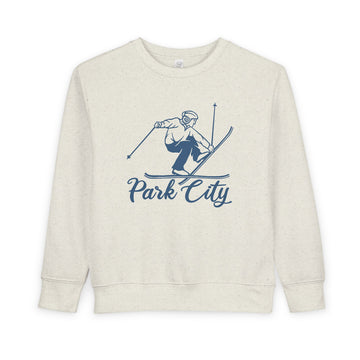 Park City, Utah Toddler Sweatshirt - Vintage Ski Park City Toddler Crewneck Sweatshirt