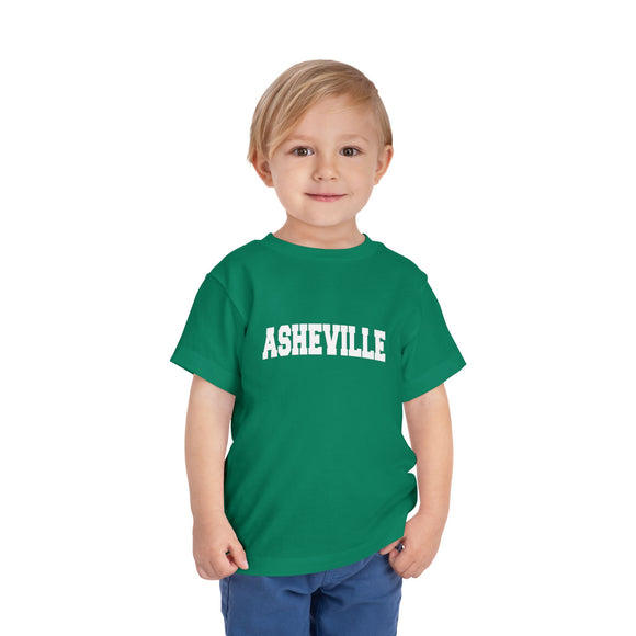 Asheville, North Carolina Toddler Graphic Tee - Kids Asheville Vacation T-Shirt