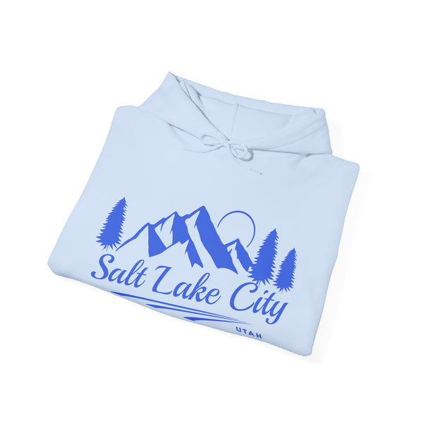 Salt Lake City, Utah Hoodie - Unisex Mountain Salt Lake City Hoodie Sweatshirt