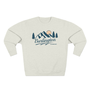 Buy oatmeal-heather Premium Burlington, Vermont Sweatshirt - Unisex Sweatshirt