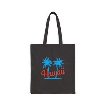 Hawaii Cotton Canvas Hawaii Tote Bag - 0
