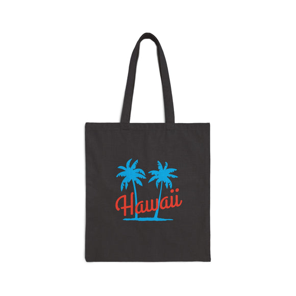 Hawaii Cotton Canvas Hawaii Tote Bag