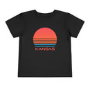 Kansas Toddler T-Shirt - Retro 80s Unisex Toddler Kansas Shirt-4