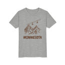 Minnesota Youth T-Shirt — Vintage Gondola Ski Mountain Tee-3
