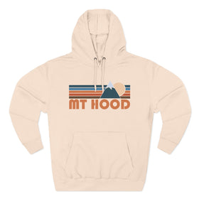 Mount Hood, Oregon Hoodie - Retro Mountain Unisex Sweatshirt