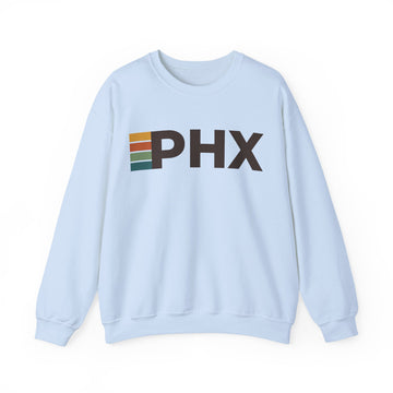 Buy light-blue Phoenix, Arizona PHX Retro Stripe Sweatshirt