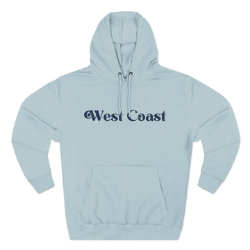 Buy blue-mist Premium West Coast Retro Hoodie