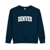 Denver, Colorado Toddler Sweatshirt - Denver Toddler Crewneck Sweatshirt