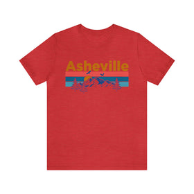Asheville, North Carolina Shirt - Mountain Sunset Unisex Asheville T-Shirt