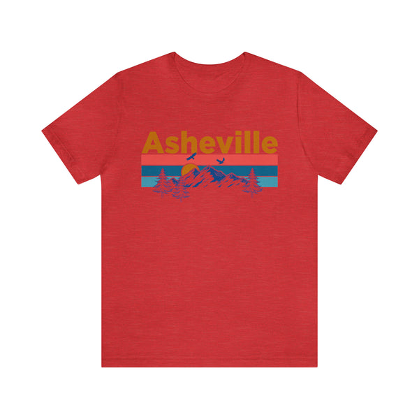 Asheville, North Carolina Shirt - Mountain Sunset Unisex Asheville T-Shirt