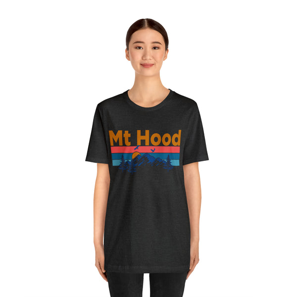 Mt Hood, Oregon Shirt - Mountain Sunset Unisex Mt Hood T-Shirt