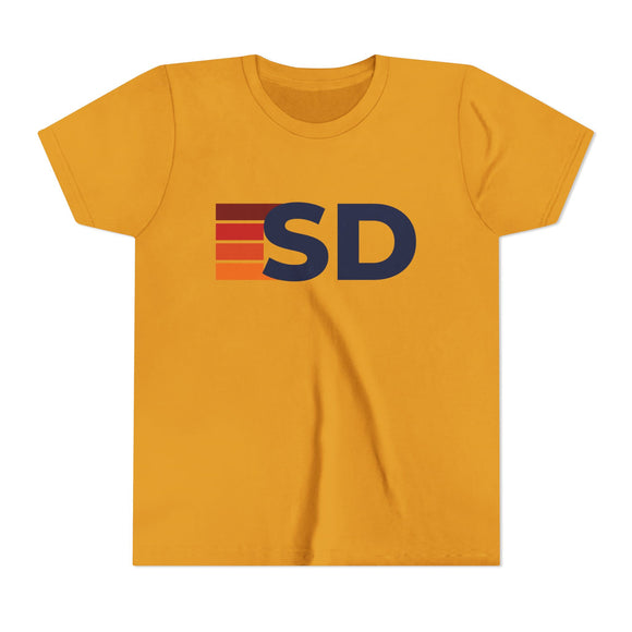 South Dakota Youth Tee - Retro SD T-Shirt