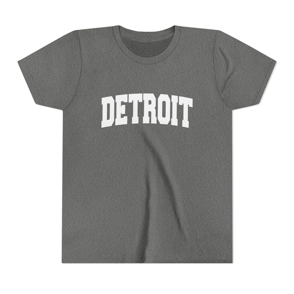 Detroit, Michigan Youth Graphic Tee - Kids Detroit T Shirt