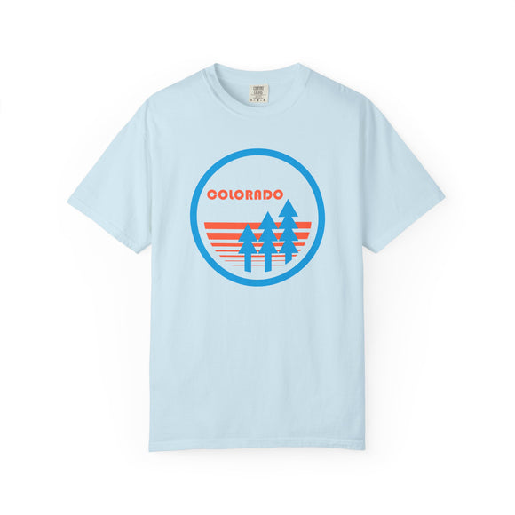 Colorado T Shirt, Comfort Colors Cotton 100% Cotton Trees Tee