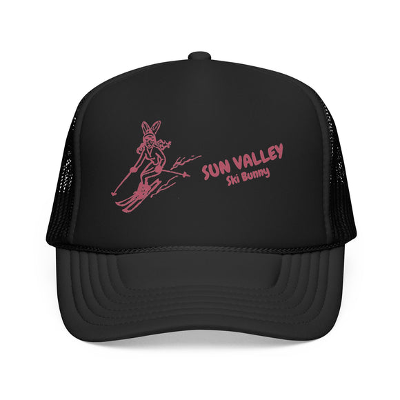 Sun Valley, Idaho Ski Bunny Foam Trucker Hat