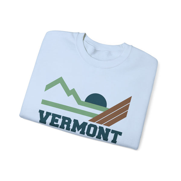 Vermont Sweatshirt - Mountain Vermont Crewneck Sweatshirt