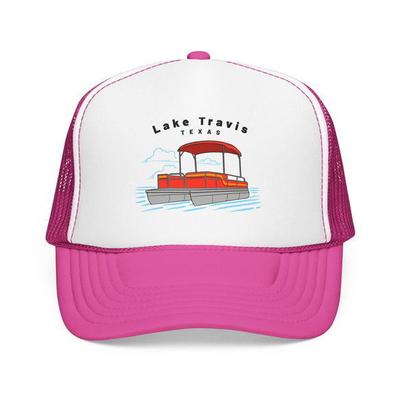 Kids Lake Travis, Texas Trucker Hat - Youth Snapback Cap