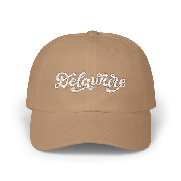 Delaware Dad Hat - Embroidered Delaware Classic Dad Cap