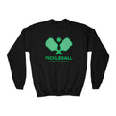 Lakewood Ranch, Florida Youth Sweatshirt - Pickleball Unisex Kid's Lakewood Ranch Crewneck Sweatshirt-2