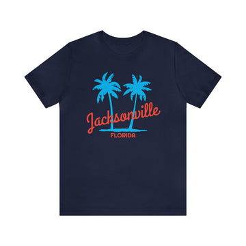 Jacksonville, Florida T-Shirt - Unisex Jacksonville Shirt - Palm Script