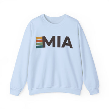 Buy light-blue Miami, Florida MIA Retro Stripe Sweatshirt