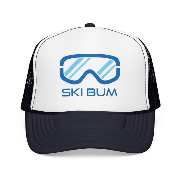 Ski Bum Trucker Hat — Foam Mesh Ski Goggles Cap