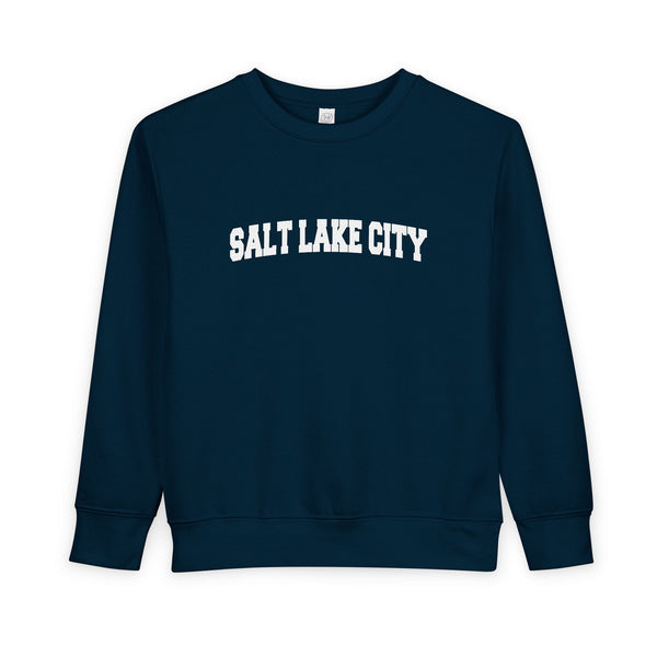 Salt Lake City, Utah Sweatshirt - Salt Lake City Toddler Crewneck Sweatshirt