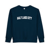 Salt Lake City, Utah Sweatshirt - Salt Lake City Toddler Crewneck Sweatshirt