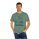 Wyoming Graphic Tee - Mountain Illustration Wyoming T Shirt-14