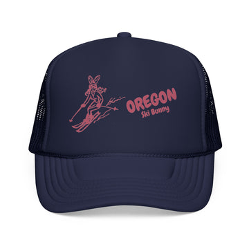 Buy dark-navy Oregon Ski Bunny Foam Trucker Hat