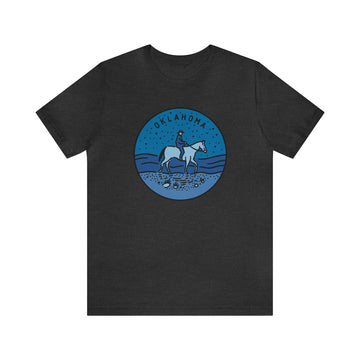 Buy dark-grey-heather Oklahoma T-Shirt - Unisex Oklahoma Shirt