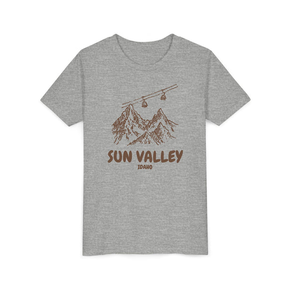 Sun Valley, Idaho Youth T-Shirt — Vintage Gondola Ski Mountain Tee