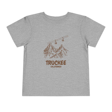 Buy athletic-heather Truckee, California Toddler T-Shirt — Vintage Gondola Ski Mountain Tee