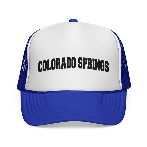 Colorado Springs, Colorado Collegiate Style Trucker Hat