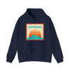California Mountain Sun Hoodie - Unisex California Hooded Sweatshirt, California Travel Sweatshirt, California Sunset